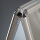 Aluminium A Board Chrome Corners