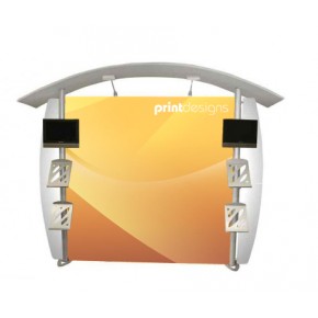 Linear Executive Stand Curve | Linear Exec Curved Exhibition Stand Linear Executive Stand Curve | Linear Exec Curved Exhibition Stand