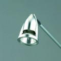 Close up of Polaris 50w mains spotlight in Silver