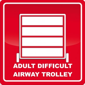 Medifilm Adult Difficult Airway Trolley Floor Graphic Medifilm Adult Difficult Airway Trolley Floor Graphic