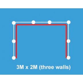 3M x 2M Shell Clad Exhibition Stand 3M x 2M Shell Clad Exhibition Stand