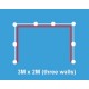 3M x 2M Shell Clad Exhibition Stand Three Walls