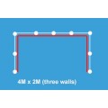 4M x 2M Shell Clad Exhibition Stand - 3 Walls