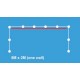 5M x 2M Shell Clad Exhibition Stand - 1 Wall