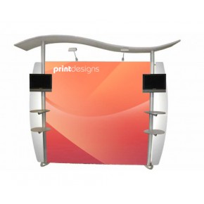 Linear Executive Stand Wave | Linear Exec Wave Exhibition Stand Linear Executive Stand Wave | Linear Exec Wave Exhibition Stand