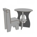 Cardboard Table & Chair set