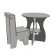 Cardboard Table & Chair set