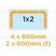 Backwall and 2 Sidewalls - Curvorama Shell Scheme Kit - 2M x 1M Shell Scheme