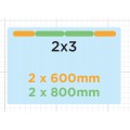 1 Wall - Curvorama Shell Scheme Kit - 3M x 2M Shell Scheme