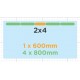 1 Wall - Curvorama Shell Scheme Kit - 4M x 2M Shell Scheme