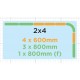 2 Walls - Curvorama Shell Scheme Kit - 4M x 2M Shell Scheme