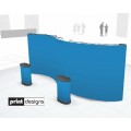 Serpentine Pop Up Display Stand Backdrop