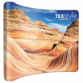 TEXStyle Curved Fabric Display Stand