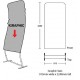 Replacement Fabric Graphic - TEXStyle Surge Banner Stand