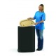 Pop up case converts into table/podium - printed panel included