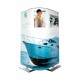 Stealth Banner Stand - Two Stands with Flexible Linking Panel