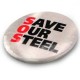 50 x Personalised Printed Pin Badges