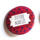 50 x Personalised Printed Pin Badges