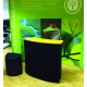 Express Pop Up Counter shown with carry bag