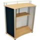 Curved Linear Counter Back