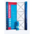 3x2 Cross Braced Curved Pop Up Display Stand