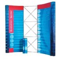 3x3 Cross Braced Curved Pop Up Display Stand