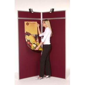 Two Panel Aluminium Framed Jumbo Display Stand Two Panel Aluminium Framed Jumbo Display Stand