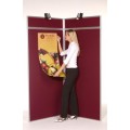 Two Panel Aluminium Framed Jumbo Display Stand