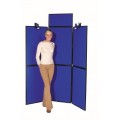 Six Panel Folding Display stand with PVC Frames